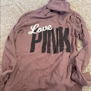 MED VS PINK ZIP UP HOODIE